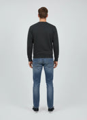 Sweatshirt regular noir coton polyester RAMS