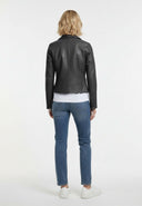 Perfecto noir en cuir ARIZONA, femme – vue 3