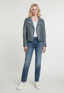 Perfecto gris en cuir ARIZONA, femme – vue 1