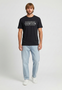 T-shirt manches courtes regular noir coton