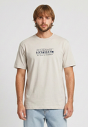 T-shirt manches courtes regular blanc cassé coton