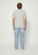 T-shirt manches courtes regular blanc cassé coton