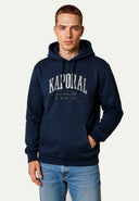 BENJY Regular Fit Cotton-Polyester Hoodie - Navy