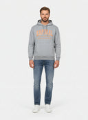 BENJY Regular Fit Cotton-Polyester Hoodie - Heather Gray