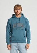 Sweat à capuche regular bleu vif coton polyester BENJY