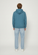 Sweat à capuche regular bleu vif coton polyester BENJY