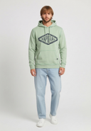 BENNI Regular Fit Cotton-Polyester Hoodie - Mint