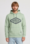 BENNI Regular Fit Cotton-Polyester Hoodie - Mint