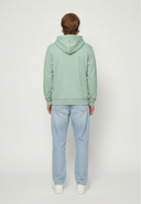 Sweat à capuche regular menthe coton polyester BENNI