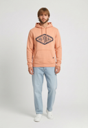 BENNI Regular Fit Cotton-Polyester Hoodie - Peach