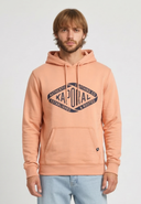 BENNI Regular Fit Cotton-Polyester Hoodie - Peach
