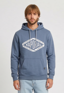 BENNI Regular Fit Cotton-Polyester Hoodie - Faded Blue