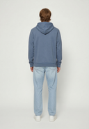 Sweat à capuche regular bleu délavé coton polyester BENNI