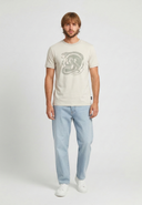 BOA Regular Fit Cotton Short-Sleeve T-Shirt - Off-White