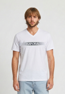 BRAD Slim Fit Stretch Cotton Short-Sleeve T-Shirt - White