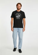 T-shirt manches courtes regular noir coton