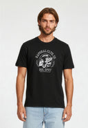 T-shirt manches courtes regular noir coton