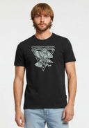 T-shirt manches courtes regular noir coton