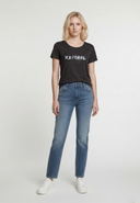 ENDA Slim Fit Stretch Cotton Short-Sleeve T-Shirt - Black