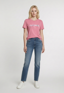 ENDA Slim Fit Stretch Cotton Short-Sleeve T-Shirt - Pink