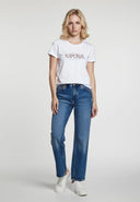 T-shirt blanc en coton JALL