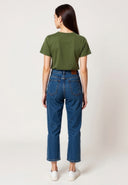 T-shirt manches courtes slim khaki coton stretch JASIC