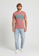 JAVA Regular Fit Cotton Short-Sleeve T-Shirt - Dusty Rose