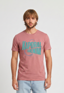 JAVA Regular Fit Cotton Short-Sleeve T-Shirt - Dusty Rose