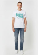 T-shirt manches courtes regular blanc coton