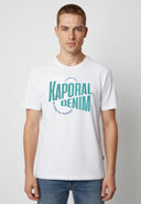 T-shirt manches courtes regular blanc coton