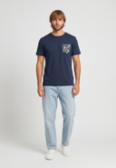 T-shirt KAMPALA bleu marine