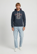 Sweat à capuche bleu marine KAPOSVAR