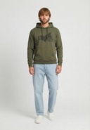 Sweat à capuche khaki KAPS