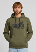 Sweat à capuche khaki KAPS