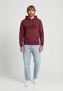 Sweat à capuche bordeaux KAPS