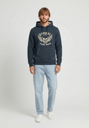 Sweat à capuche bleu marine KASSEL
