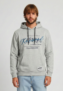 KATUM Regular Fit Cotton-Polyester Hoodie - Gray