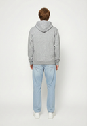 Sweat à capuche regular gris coton polyester KATUM