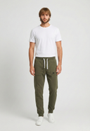 Jogging regular khaki molleton coton polyester