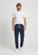 Jogging regular bleu marine molleton coton polyester