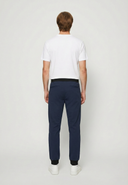 Jogging regular bleu marine molleton coton polyester