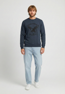 Sweat col rond bleu marine KIEL