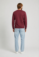 Sweat col rond bordeaux KIEL