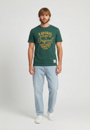 T-shirt vert en coton KIGA