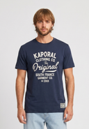 T-shirt bleu marine en coton KIGA