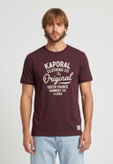T-shirt bordeaux en coton KIGA