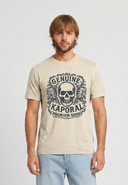 T-shirt beige en coton KOBE