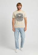 T-shirt beige en coton KOBE