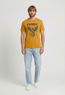 T-shirt ocre en coton KOLDING