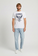 T-shirt blanc en coton KOLDING